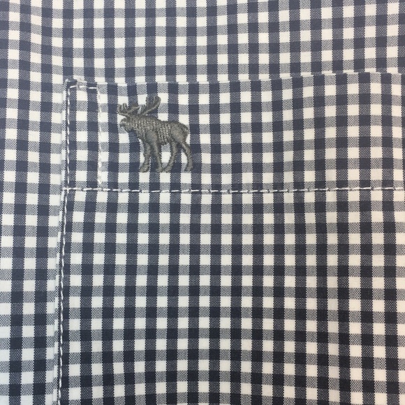 💙🔥ABERCROMBIE&FITCH SHORT-SLEEVE BUTTON-UP SHIRT - Picture 8 of 16